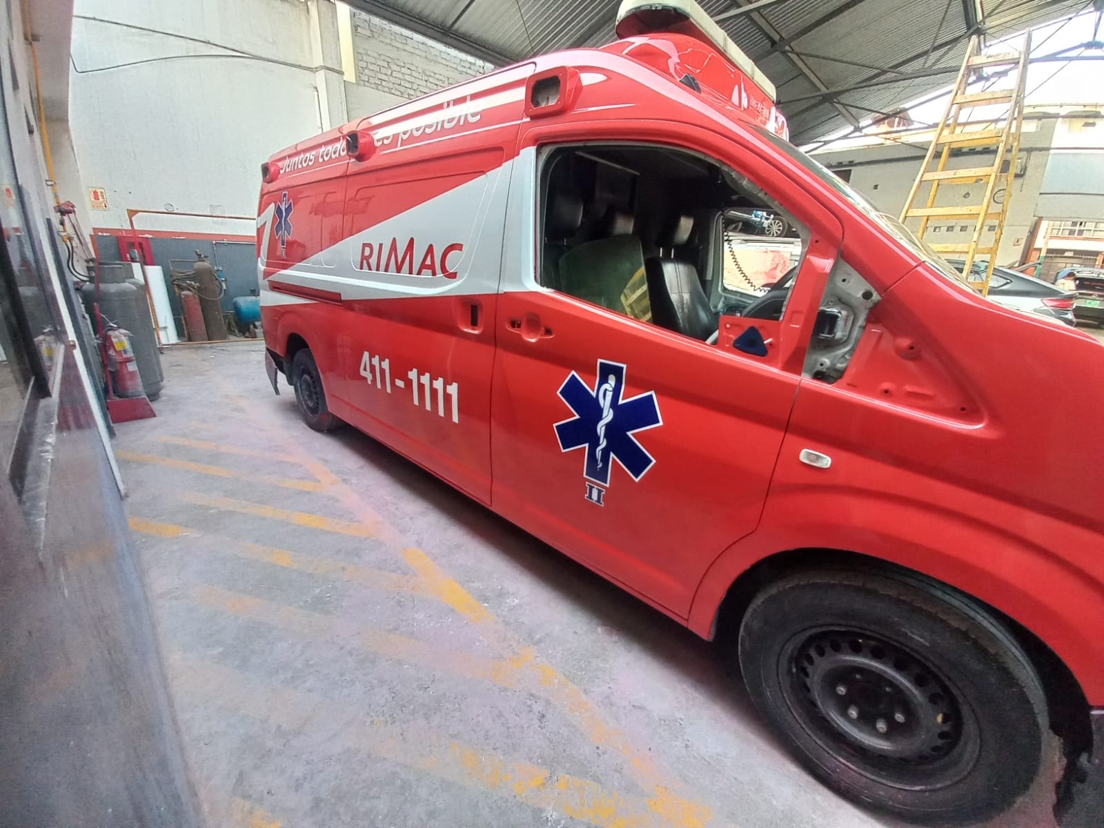 Rimac - Gráfica vehicular en ambulancia