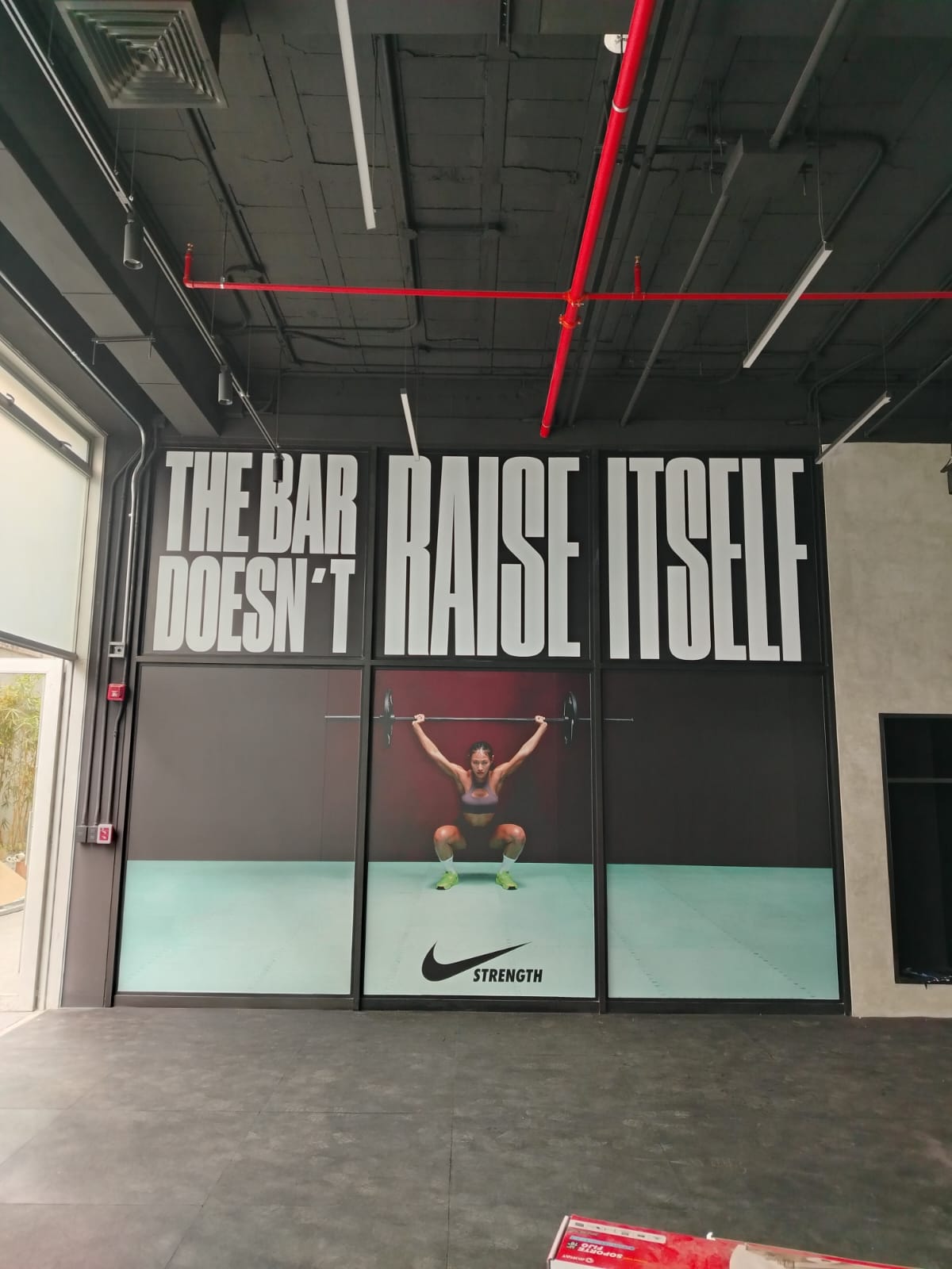 Nike - Gym Brox, gigantografía